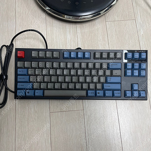 리얼포스 R2TLSA 그레이/블루 저소음 APC 한글 균등 45g