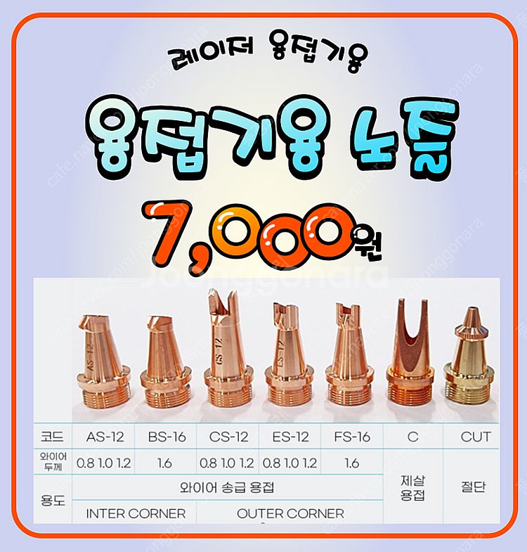 레이저용접기 보호렌즈 , 노즐 판매 합니다. 4000--1