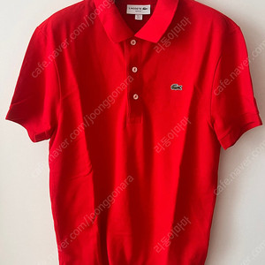 [새상품]라코스테 슬림핏 레드 폴로티 피케 티셔츠