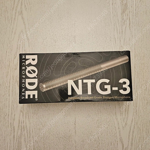 로데 rode ntg3 샷건 콘덴서 마이크