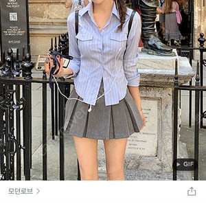 모던로브 리시즈 플리츠스커트 S