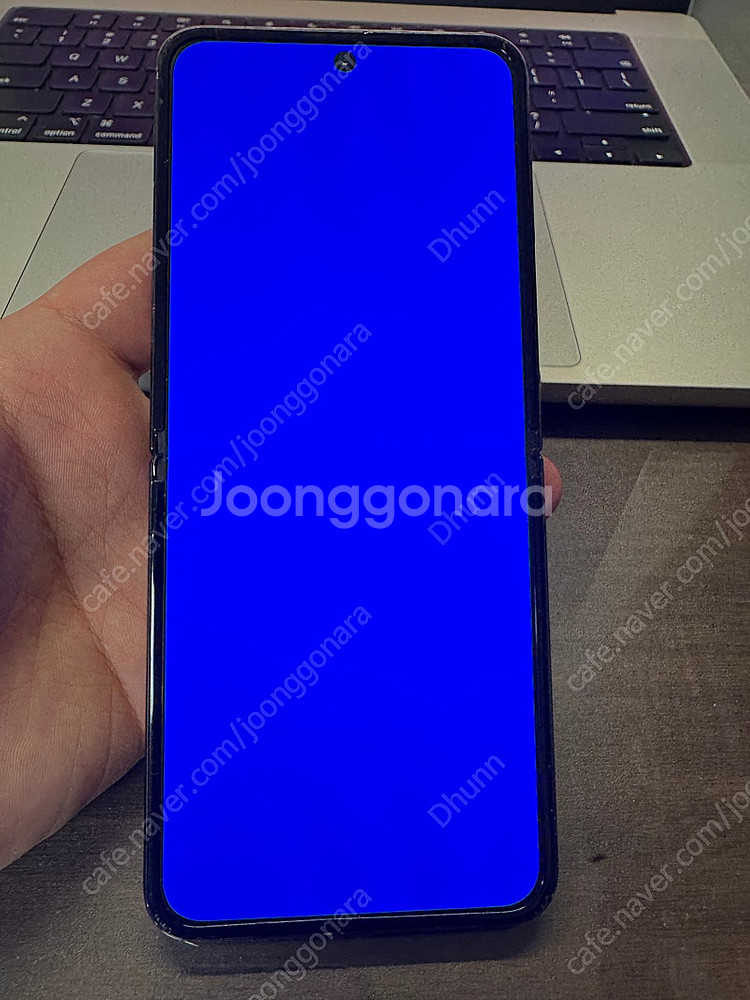 갤럭시 z플립4 그래파이트 256g--5