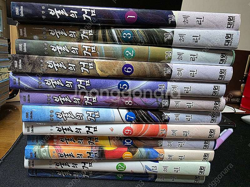 김혜린작가님의 불의검 1-12권 소장용 전권--0