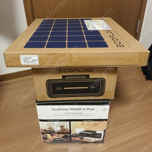 에코플로우 리버3 맥스(리버3 플러스+추가배터리) 파워뱅크 572Wh 600W + 60W 태양광패널 + 파우치
