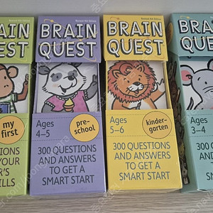 브레인퀘스트 4종(3종 미개봉)