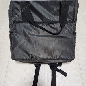 배민커넥트 가방 검은색 30L