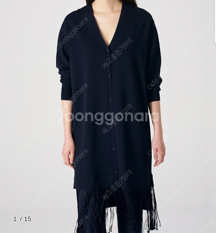 구호 KUHO 롱가디건.니트가디건원피스 55~66사이즈 새상품--1