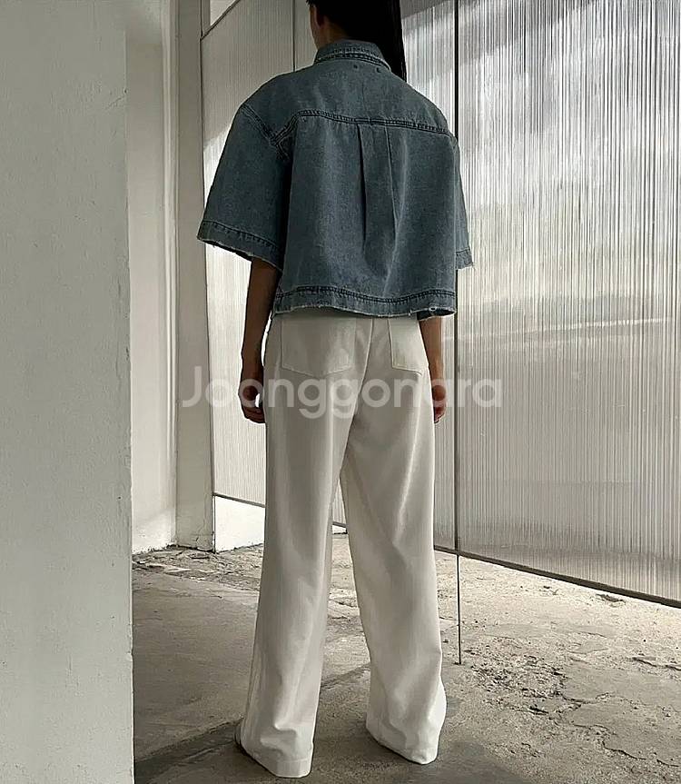 (택채새상품) 위아 데님 워커 자켓--9