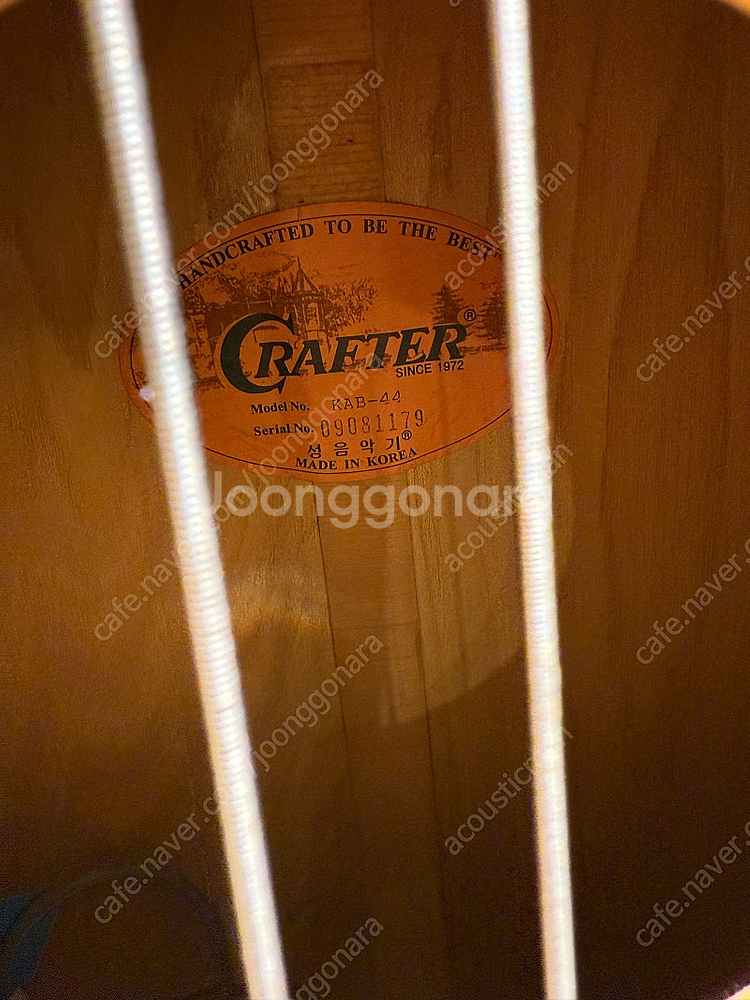 크레프터 어쿠스틱 베이스기타 KAB-44 신품급--2