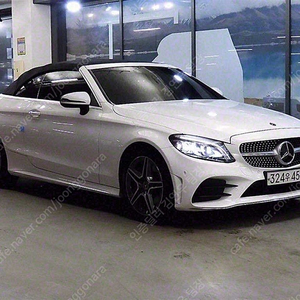 흰색 벤츠 C클래스 중고 W205 C200 카브리올레 중고차직거래카페 56,238 km