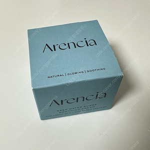 (미개봉) 아렌시아 딥 워터 써지 수딩크림 80ml