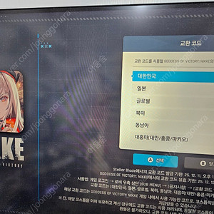스텔라블레이드 니케 옷 코드 팝니다.