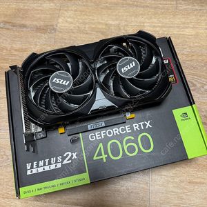 MSI 지포스 RTX 4060 벤투스 2X 블랙 OC