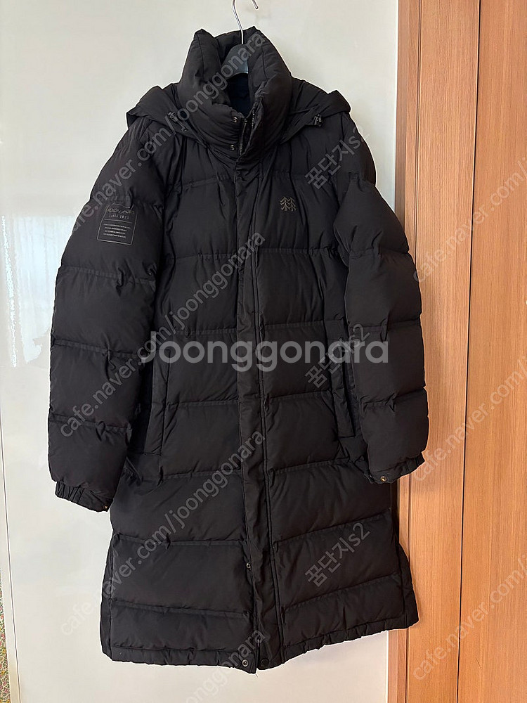 코오롱스포츠 블랙 롱패딩 거위털 구스다운 패딩 여성 9...--0