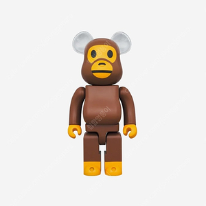 베어브릭 베이비 마일로 이어 클리어 bearbrick milo ear clear 400%