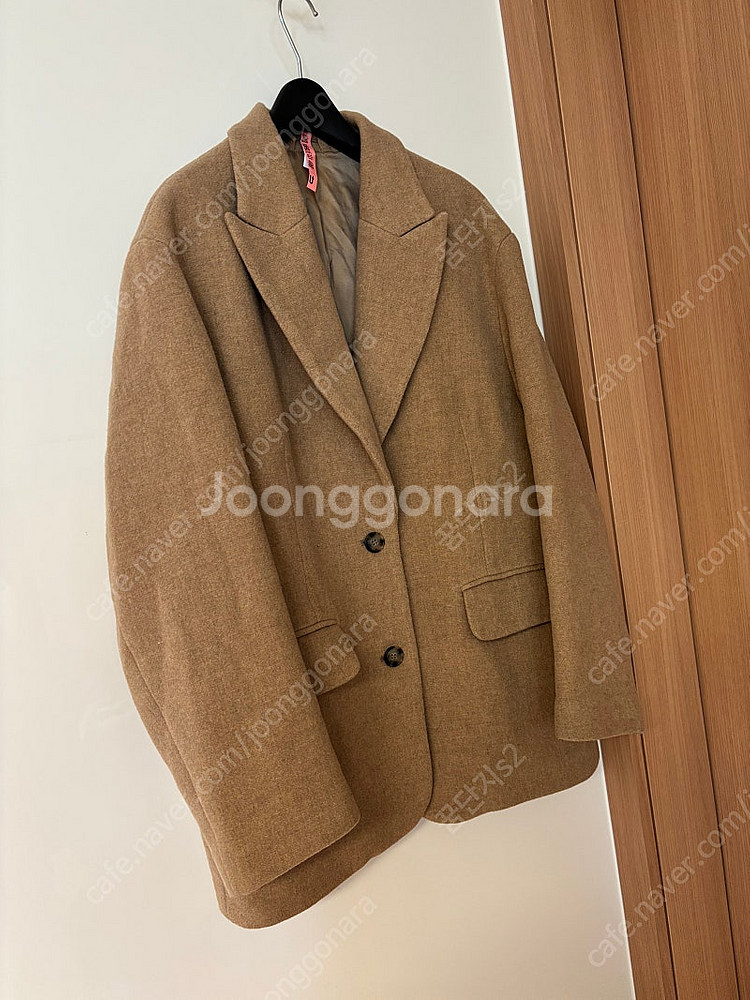 앤아더스토리즈 오버사이즈 울 자켓 블레이져 이태리 만테...--2