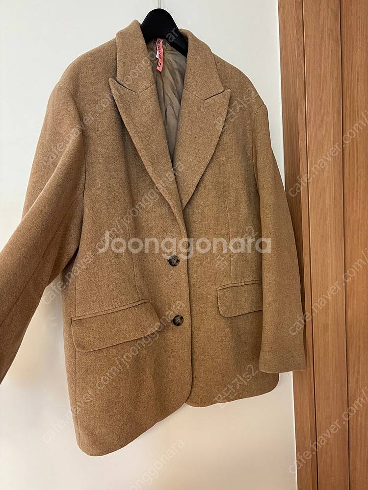 앤아더스토리즈 오버사이즈 울 자켓 블레이져 이태리 만테...--3