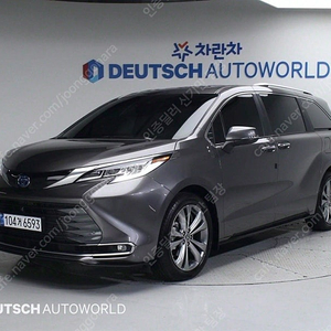 회색 시에나중고 토요타 시에나 중고 2.5 2WD 하이브리드 중고차시세가격 11,655 km