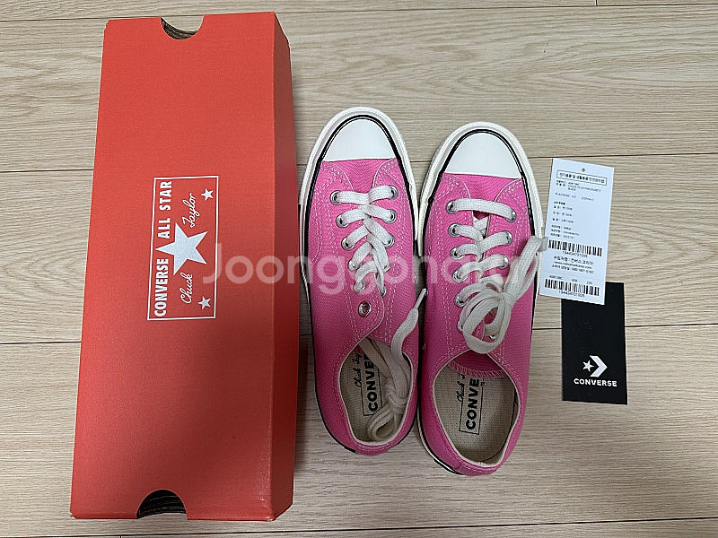 CONVERSE 컨버스 척70 시즈널 핑크 235 새상...--0