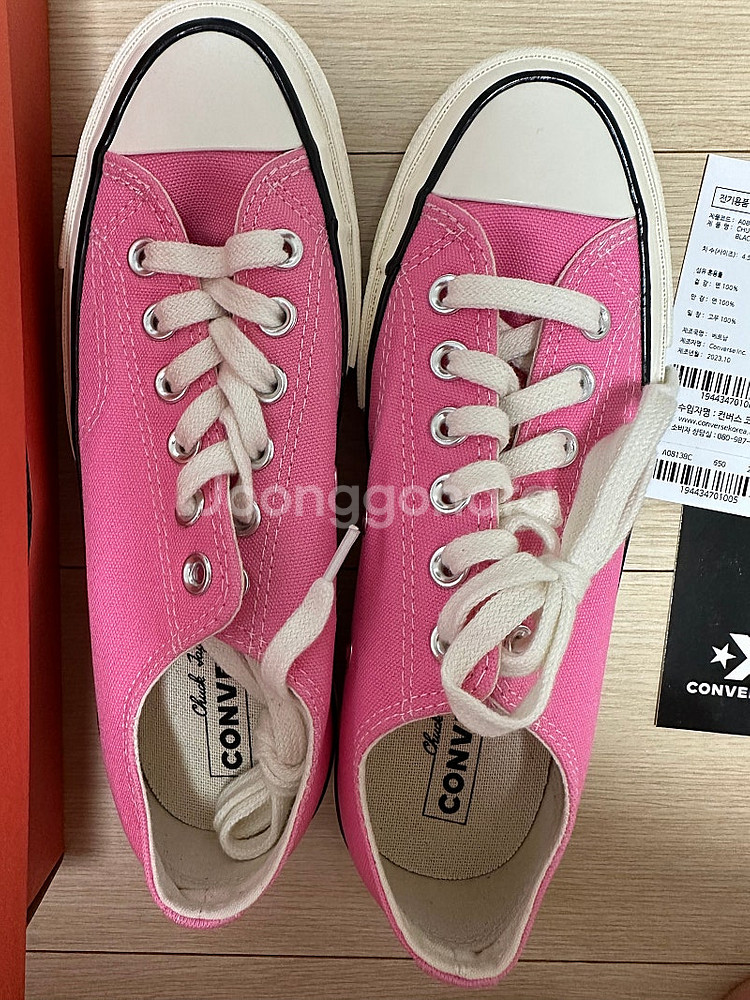 CONVERSE 컨버스 척70 시즈널 핑크 235 새상...--1