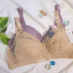 국내산 인견 노와이어 매쉬C컵 빅사이즈브라 95~110