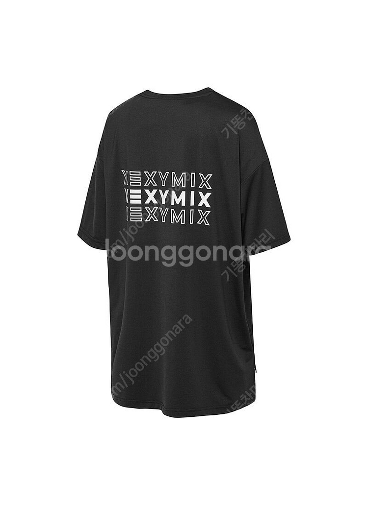 새상품)젝시믹스 필리퍼 오버핏 티셔츠 프리사이즈 블랙/...--1