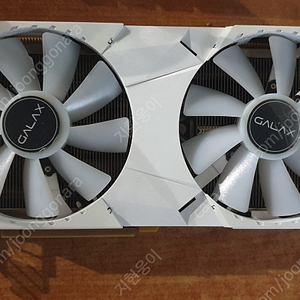 갤럭시 rtx2070 super 8g 화이트 그래픽카드 팝니다
