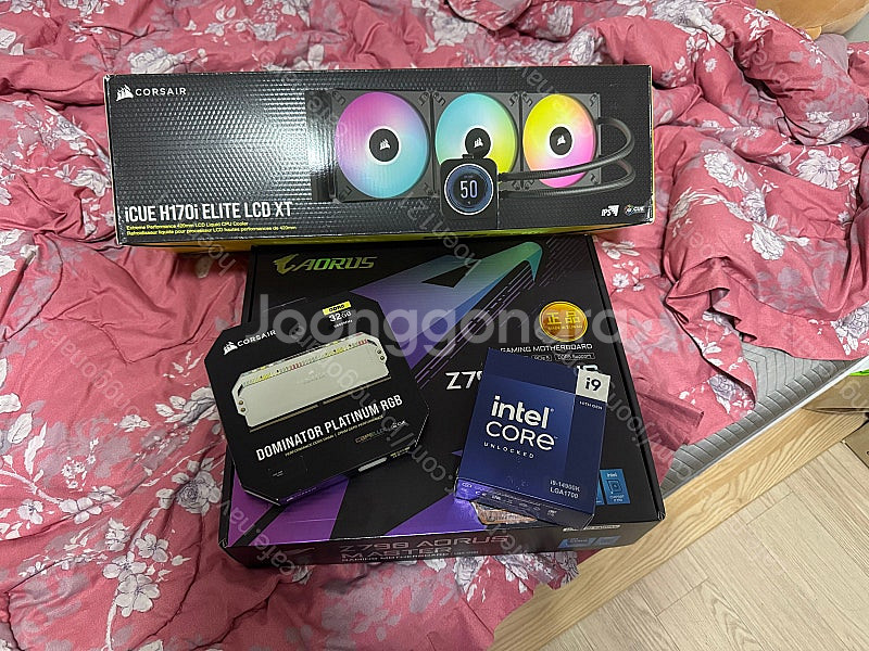14900k, z790 어로스 마스터, 커세어 도미램 ...--0
