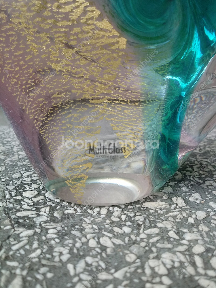 빈티지 일제 MULTI GLASS 유리 탁상시계 판매합...--3