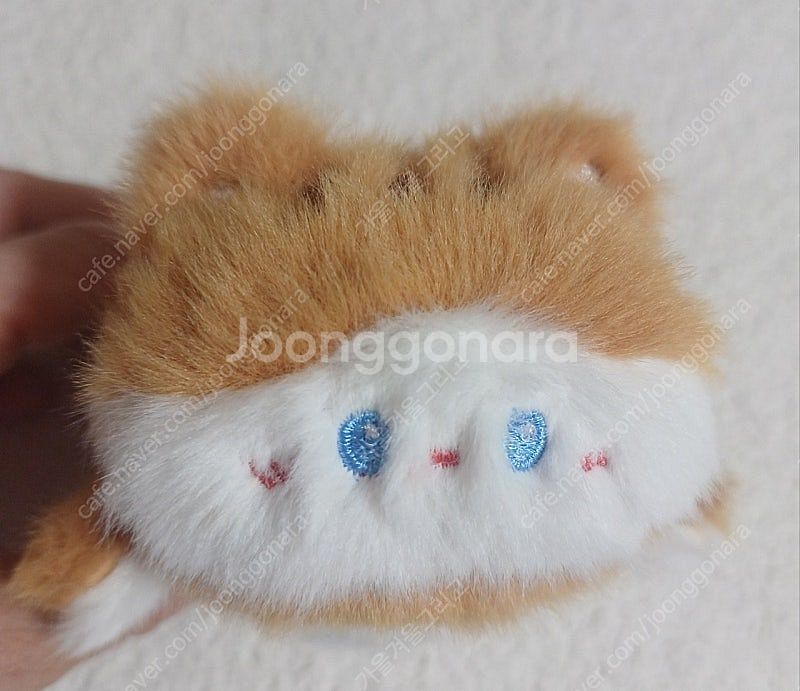 (새상품) 고양이&강아지 반전 봉제 인형 키링 10cm--0