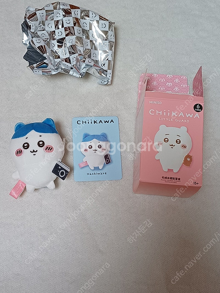 치이카와 미니소 자석 마스코트 인형 굿즈 하치와레--0