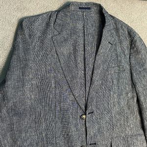 100 ILCORSO 일꼬르소 그레이 린넨 자켓