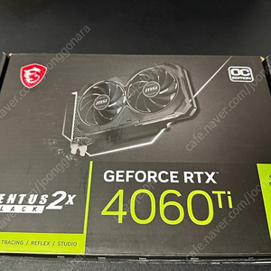 MSI RTX 4060 Ti 벤투스 2X 16gb