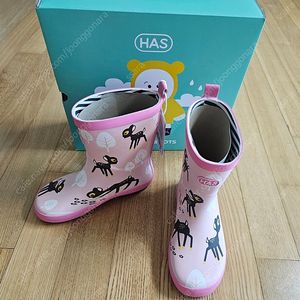 새제품 / has 해즈 여아 레인부츠 장화 180ㅡ200사이즈 헤즈 키즈 /무료배송