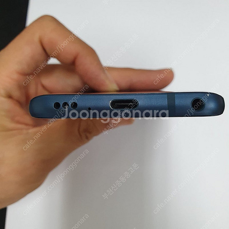 192759 LG Q7+ SK블루64기가 무잔상 액정깔...--3