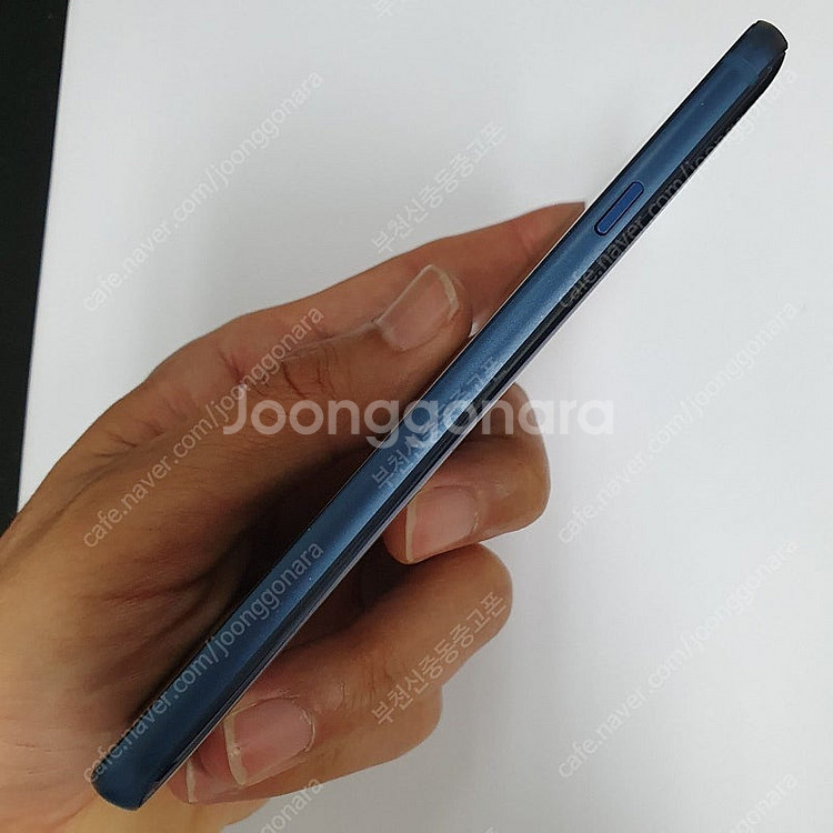 192759 LG Q7+ SK블루64기가 무잔상 액정깔...--5