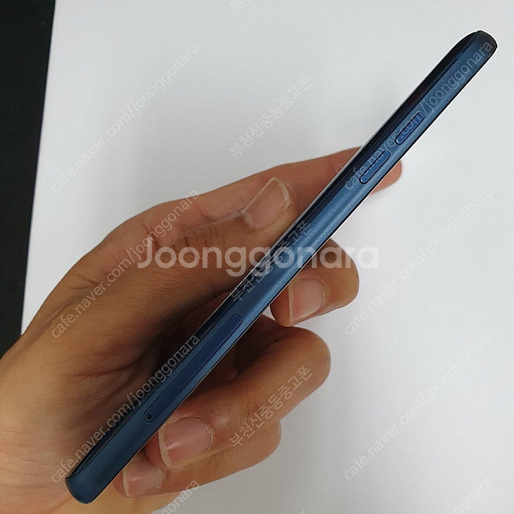 192759 LG Q7+ SK블루64기가 무잔상 액정깔...--6