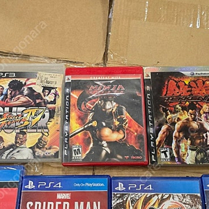 PS4, PS3, PS5 게임들 모음입니다 - PS4: 스파이더맨, 철권7, GTA5, 드래곤볼 파이터즈, 데빌 메이 크라이 5, NBA 2K21, NBA LIVE 19 - PS