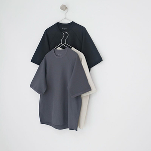 좌쓰 Goldwin T-Shirt 골드윈 솔로텍스 와플 반팔 티셔츠 / 블랙, 화이트, 그레이