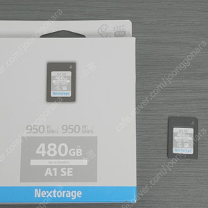 Nextorage CF A 메모리 480g 판매합니다