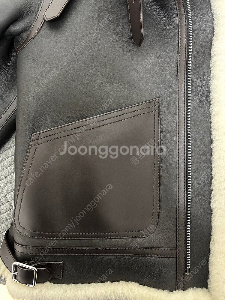 로에베 무스탕 / 시어링 에비에이터 / 48 / 21F...--2