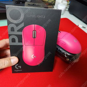 로지텍 G PRO X 슈퍼라이트 2 핑크 마우스 신품급