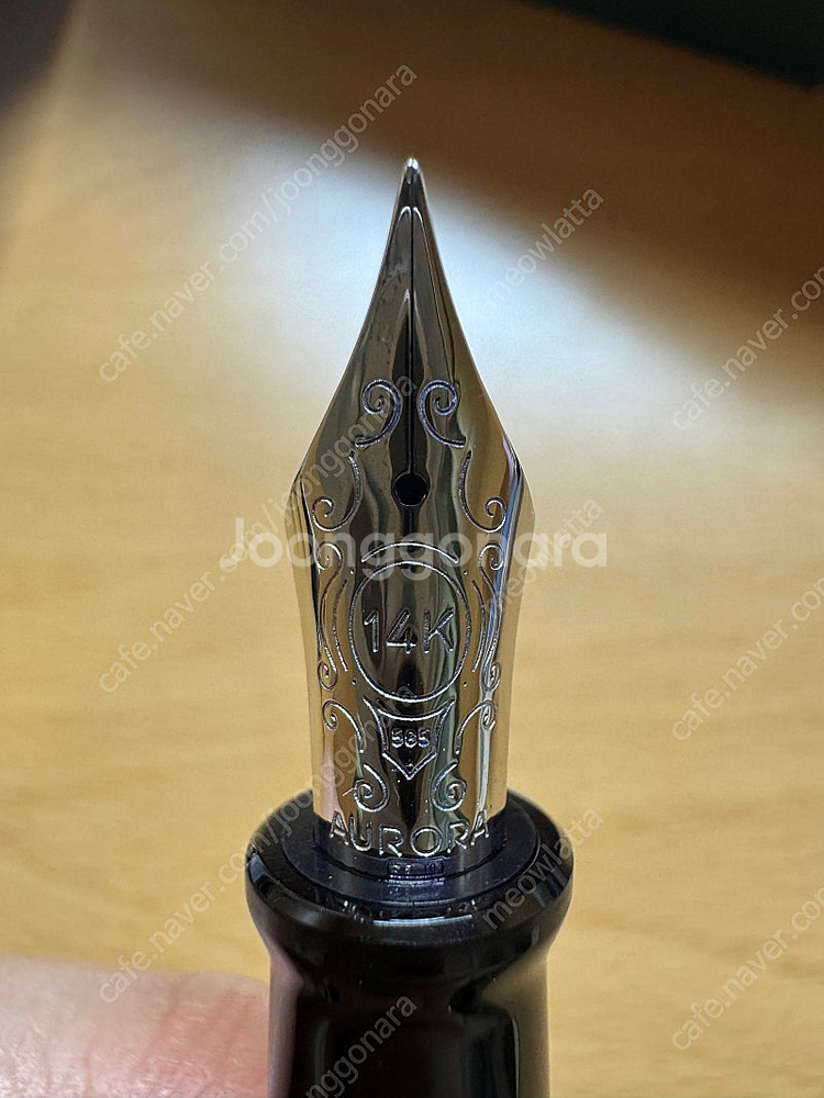 오로라 탈렌튬 EF 만년필--8