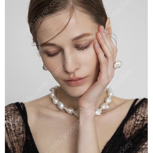 헤비츠 Habits 바로크펄 진주 목걸이