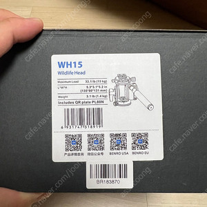 벤로 멀티플렉스 2way 비디오헤드 WH15 팝니다!
