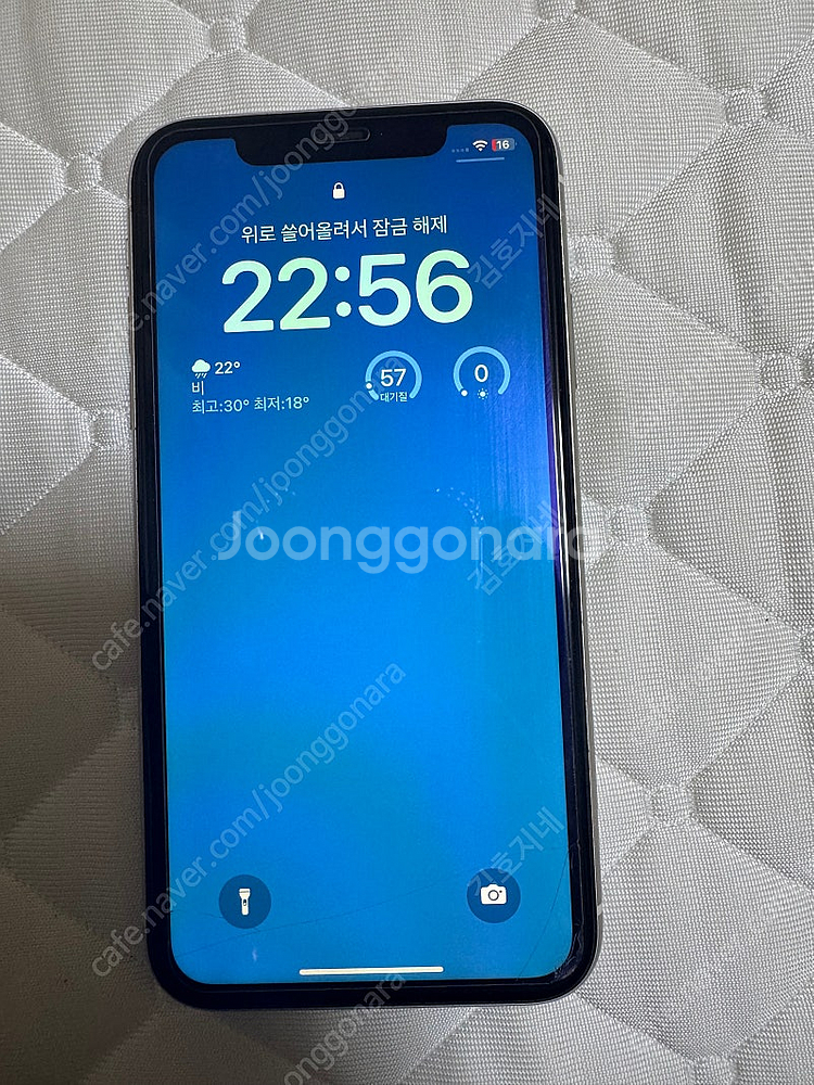 아이폰 11 화이트 64기가--0