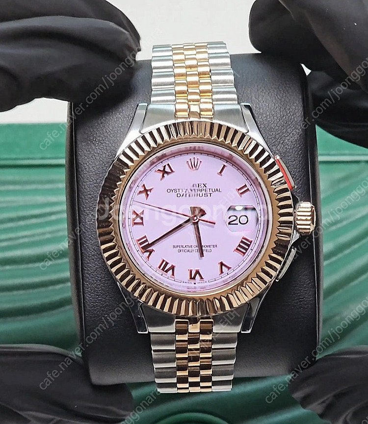 갤럭시워치4 클래식 42mm RLX 데이저스트 로즈골드...--0