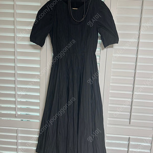 랑방 벨티드 드레스