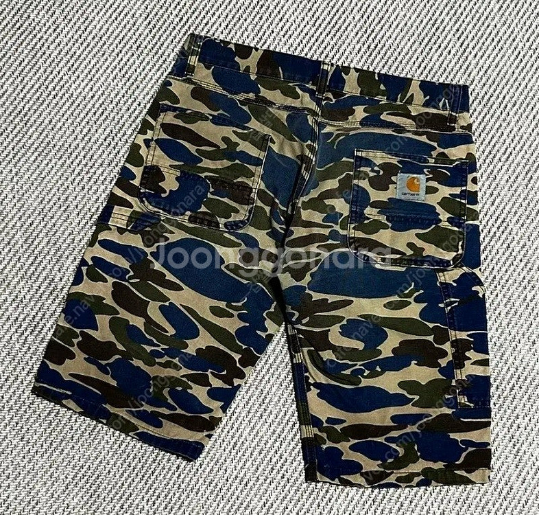 [30] 칼하트(Carhartt) 카모 패턴 워크 반바...--1
