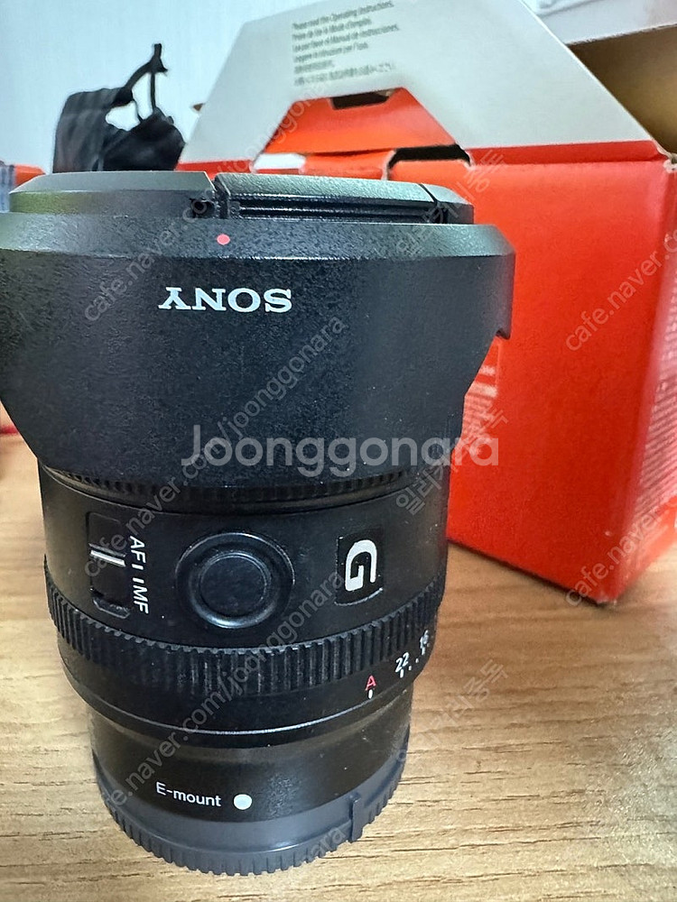 소니 FE 20mm F1.8 G 렌즈 팝니다. 경기도 ...--2